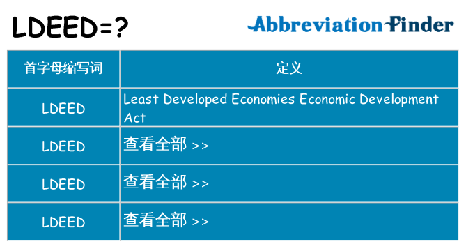 ldeed 代表什么