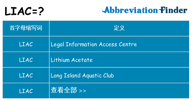 liac 代表什么