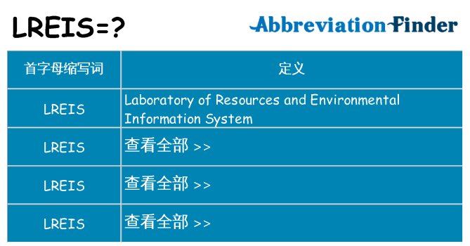 lreis 代表什么