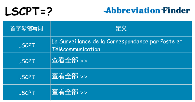 lscpt 代表什么