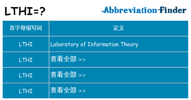lthi 代表什么