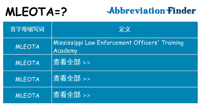 mleota 代表什么