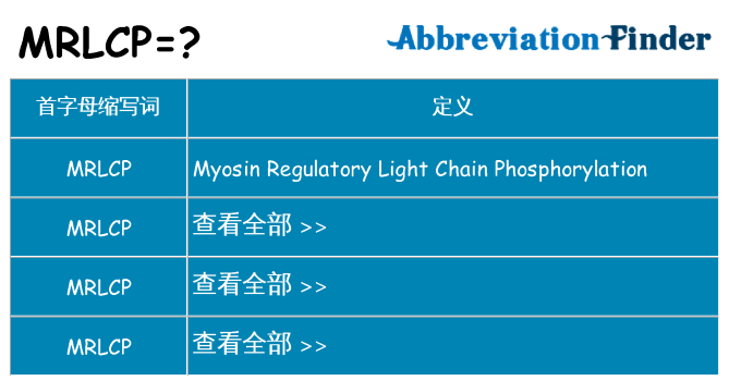 mrlcp 代表什么