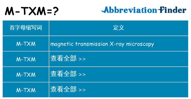 m-txm 代表什么