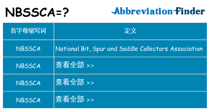 nbssca 代表什么