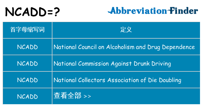 ncadd 代表什么