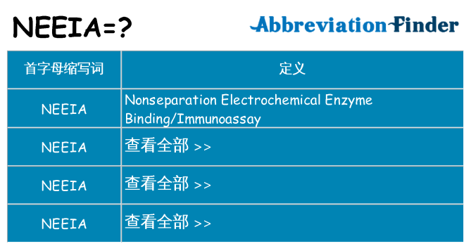 neeia 代表什么