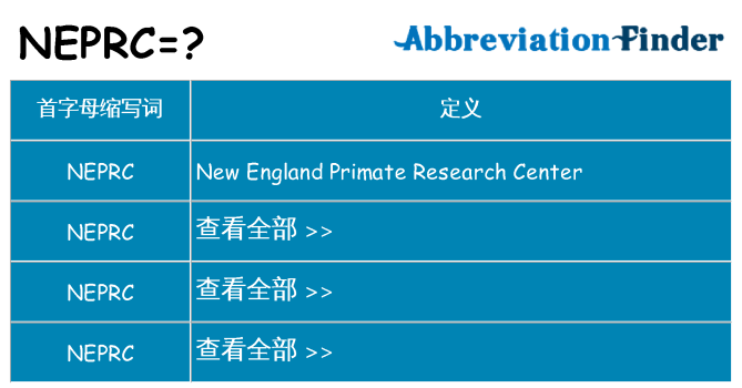 neprc 代表什么