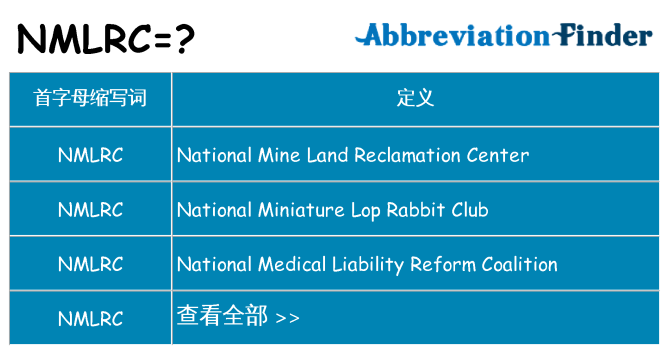 nmlrc 代表什么