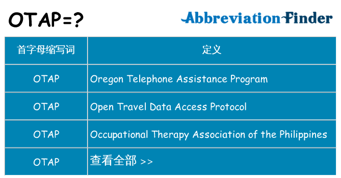 otap 代表什么