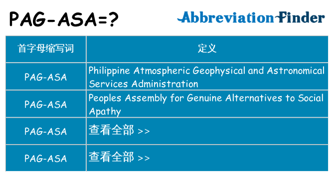pag-asa 代表什么