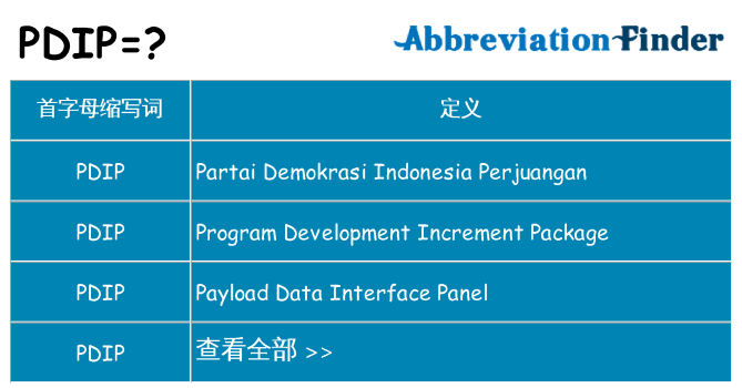 pdip 代表什么
