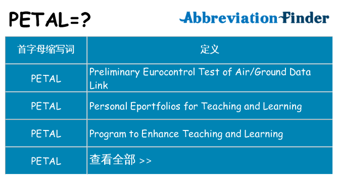 petal 代表什么
