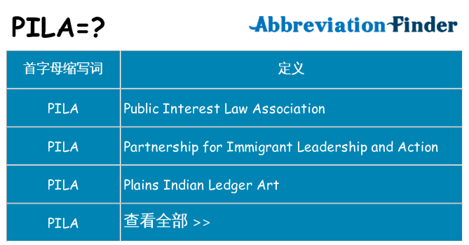 pila 代表什么