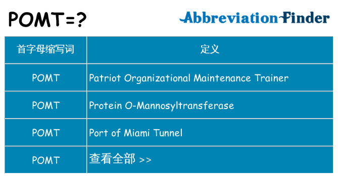 pomt 代表什么