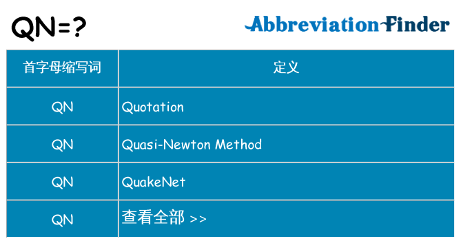 qn 代表什么