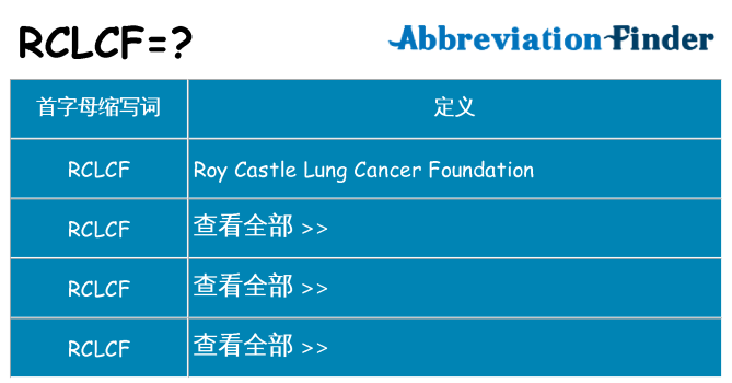 rclcf 代表什么