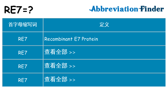 re7 代表什么