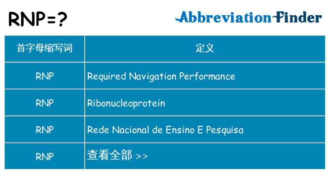 rnp 代表什么