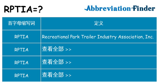 rptia 代表什么