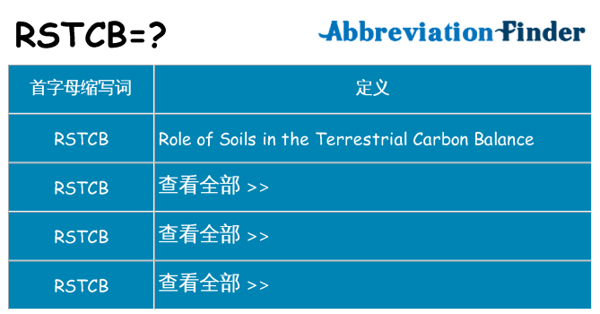 rstcb 代表什么