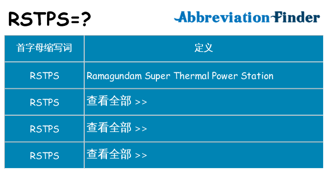 rstps 代表什么