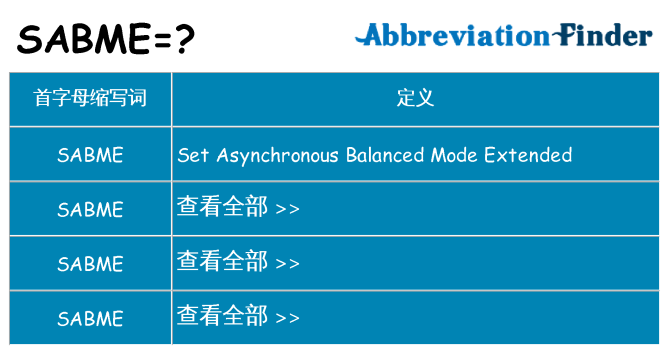 sabme 代表什么