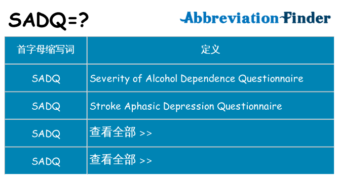 sadq 代表什么