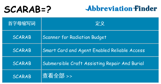 scarab 代表什么