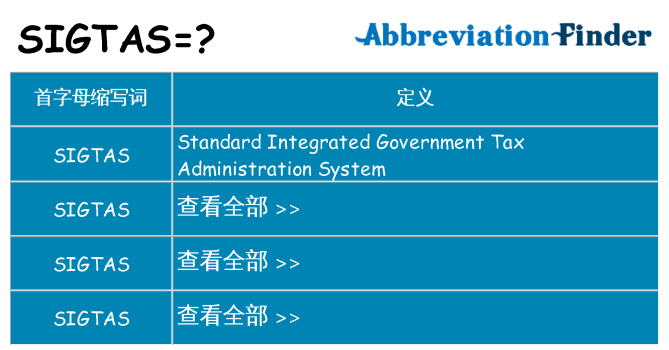 sigtas 代表什么