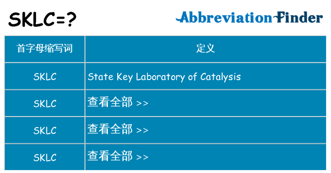 sklc 代表什么