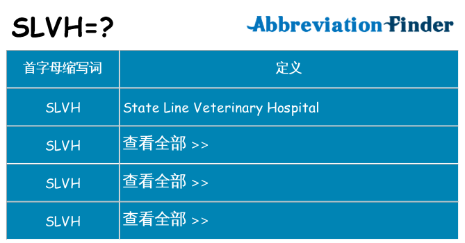 slvh 代表什么
