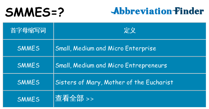 smmes 代表什么