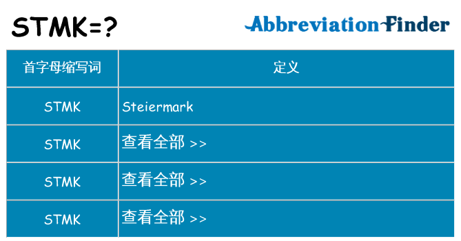 stmk 代表什么
