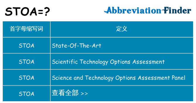 stoa 代表什么