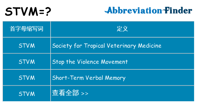 stvm 代表什么