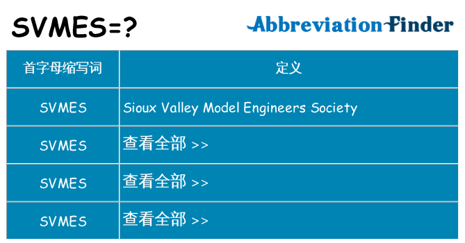 svmes 代表什么