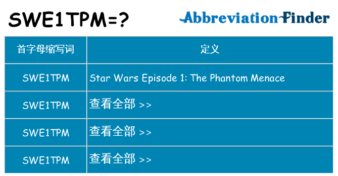 swe1tpm 代表什么