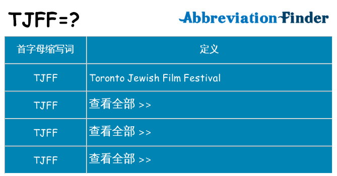 tjff 代表什么