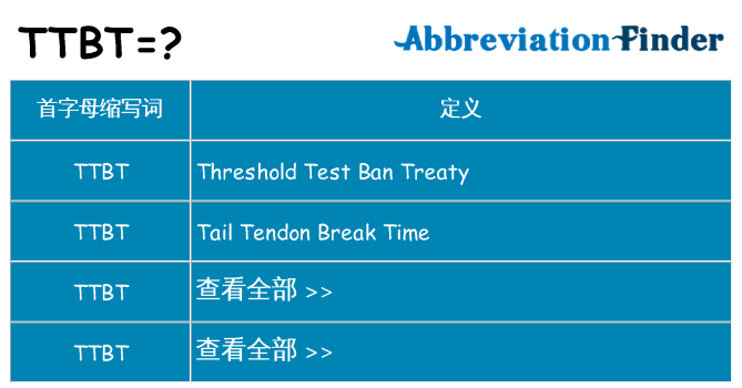 ttbt 代表什么