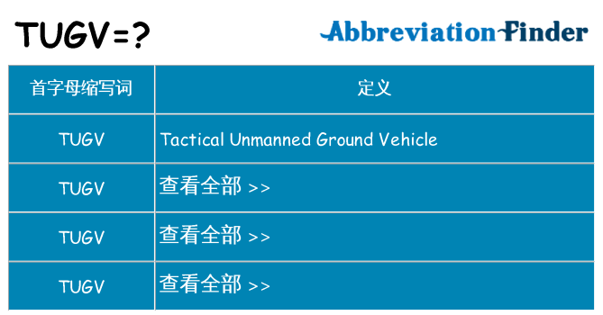 tugv 代表什么