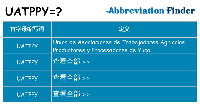 uatppy 代表什么