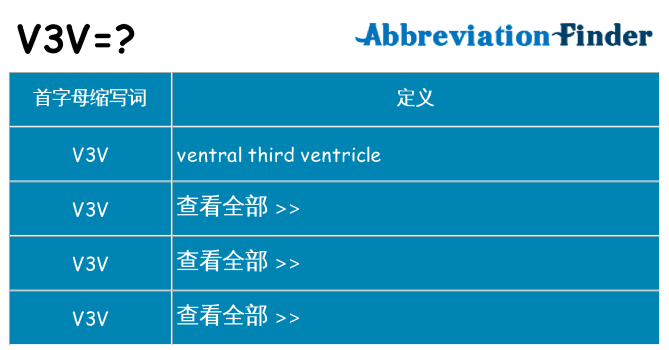 v3v 代表什么