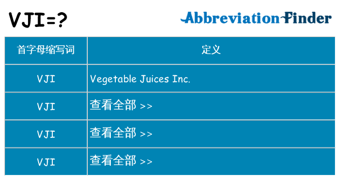 vji 代表什么