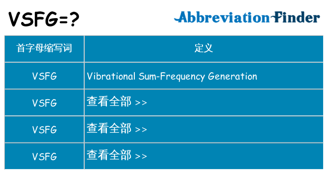 vsfg 代表什么
