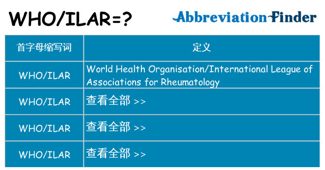 whoilar 代表什么