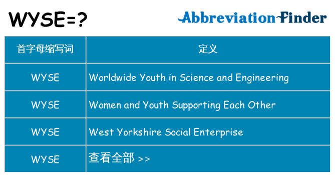 wyse 代表什么