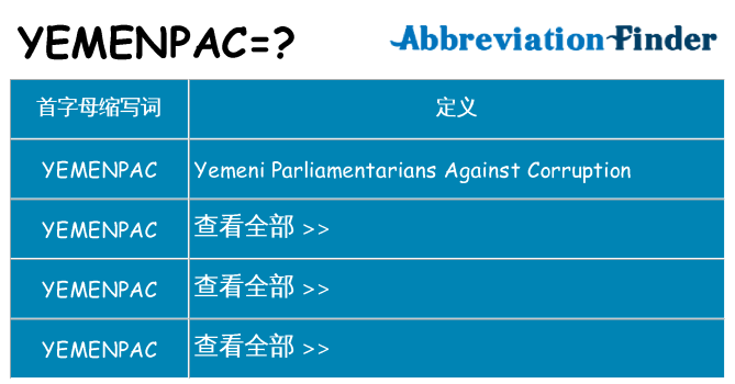 yemenpac 代表什么