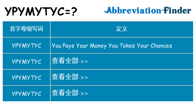 ypymytyc 代表什么