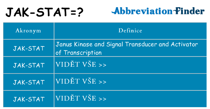 Co znamená jak-stat
